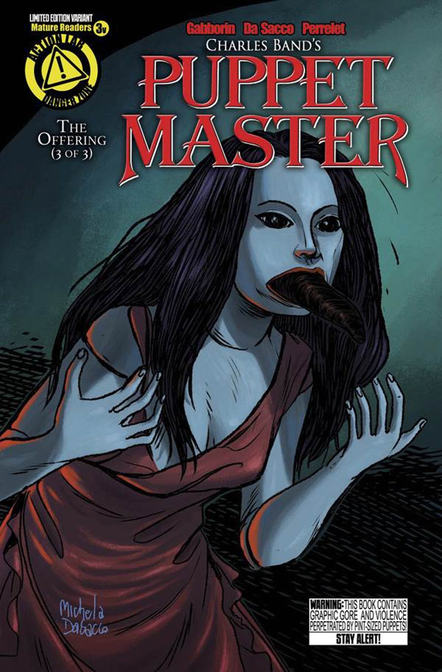 Puppet Master #3 Cover B Variant Leech Woman Color Cover