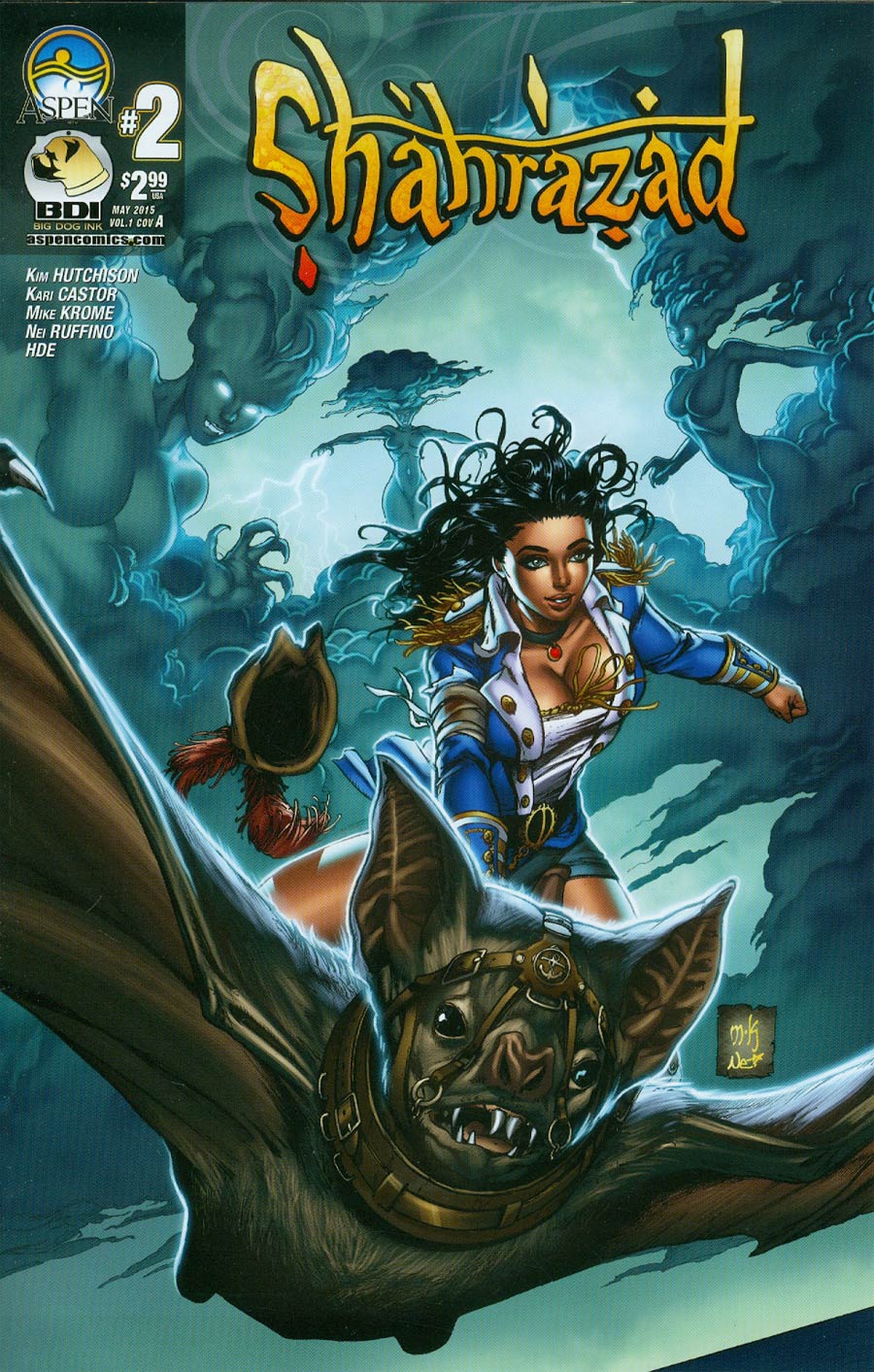 Shahrazad Vol 2 #2 Cover A Regular Mike Krome Cover