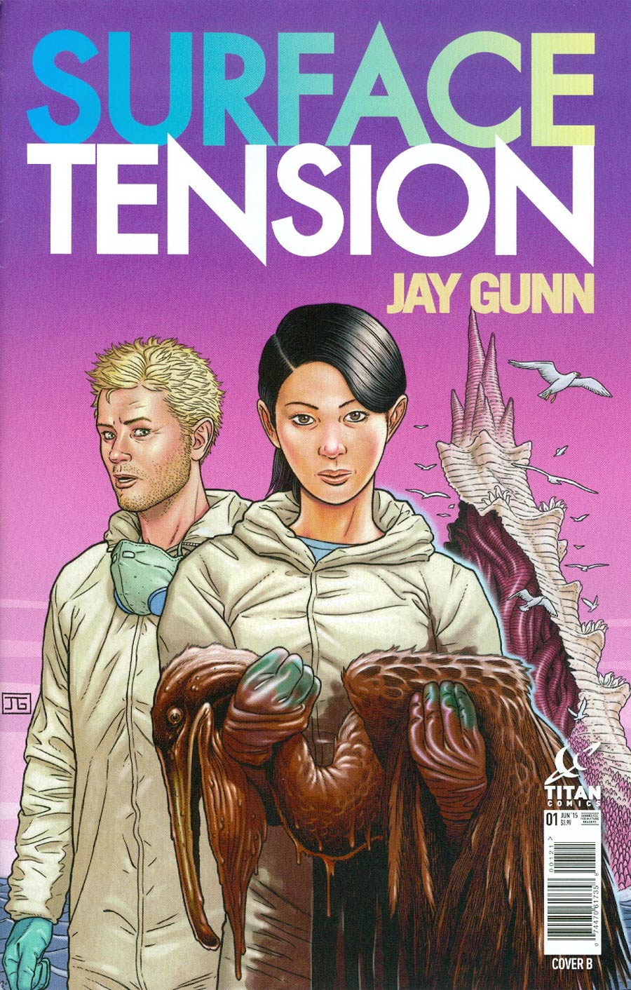 Surface Tension #1 Cover B Variant Jay Gunn Subscription Cover