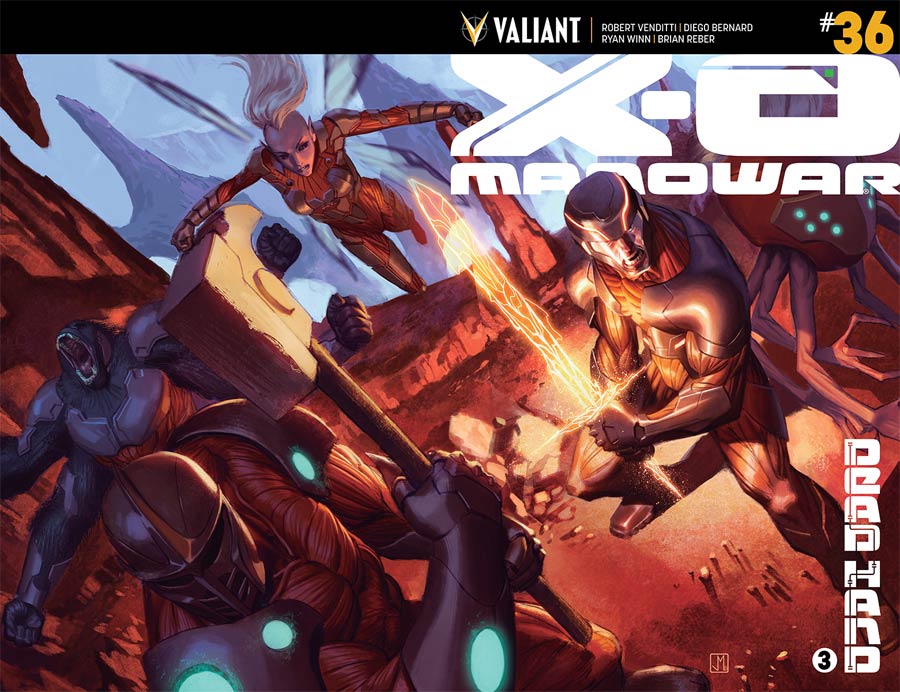 X-O Manowar Vol 3 #36 Cover B Variant Jorge Molina Wraparound Cover