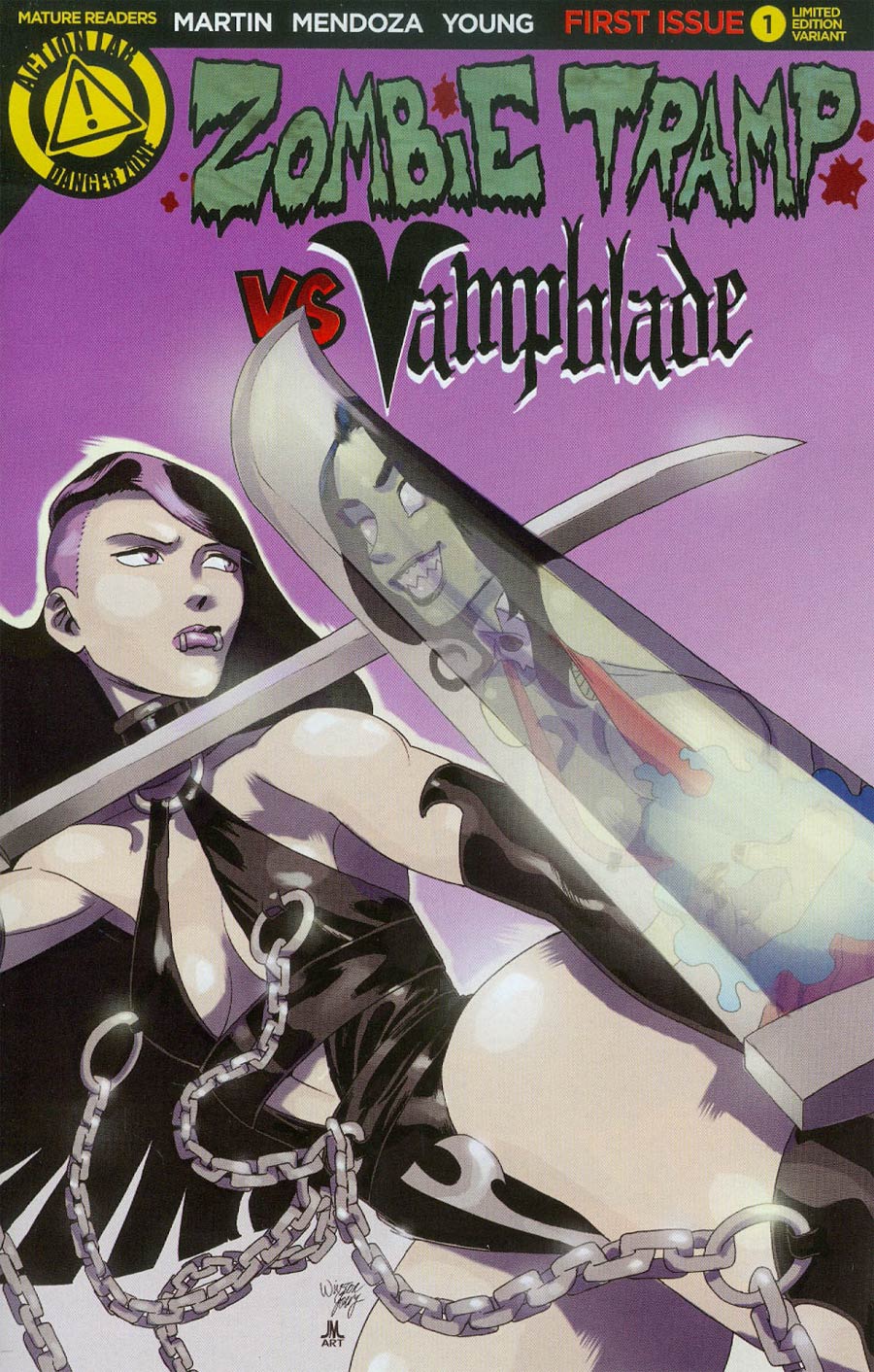 Zombie Tramp vs Vampblade #1 Cover B Variant Vampblade Connecting Cover