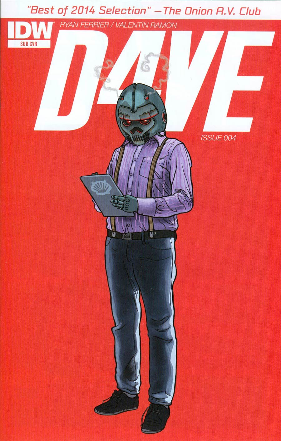 D4VE #4 Cover B Variant Valentin Ramon Subscription Cover