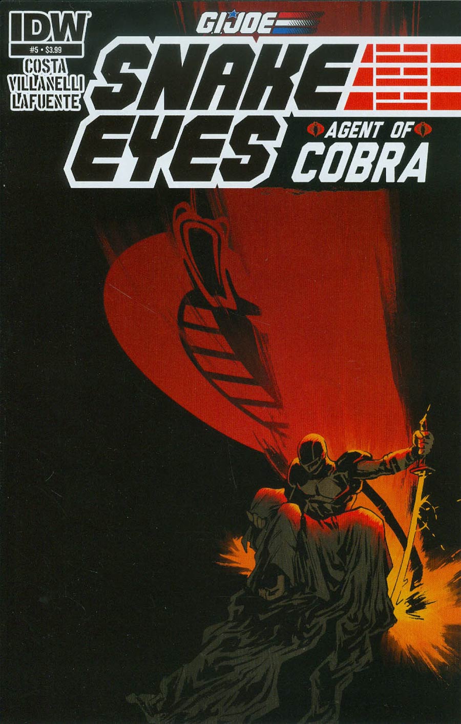 GI Joe Snake Eyes Agent Of Cobra #5 Cover A Regular Paolo Villanelli Cover