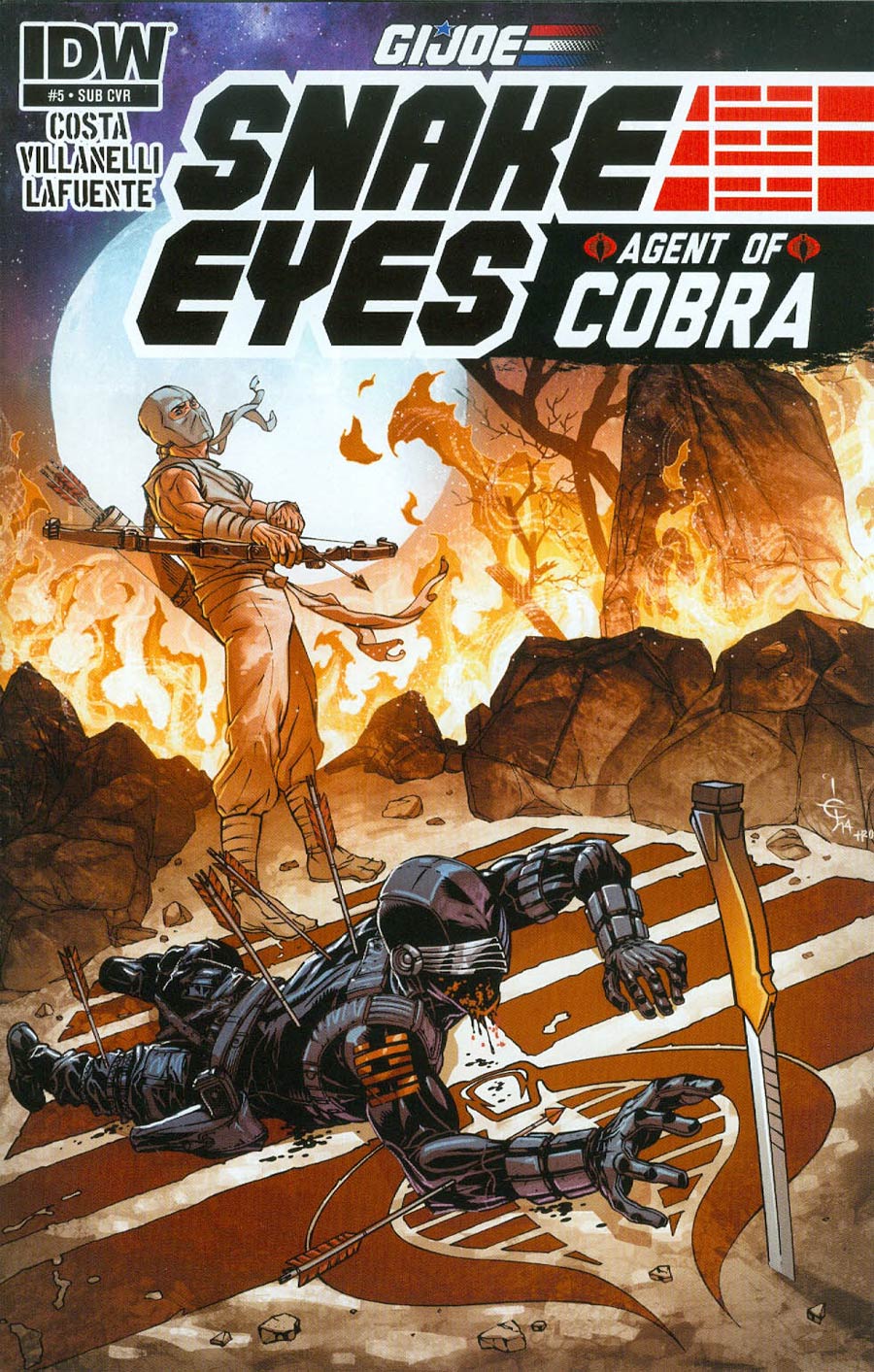 GI Joe Snake Eyes Agent Of Cobra #5 Cover B Variant Drew Johnson Subscription Cover