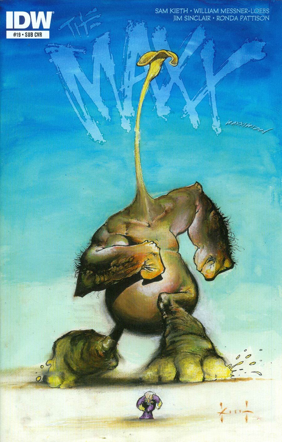 Maxx Maxximized #19 Cover B Variant Sam Kieth Subscription Cover