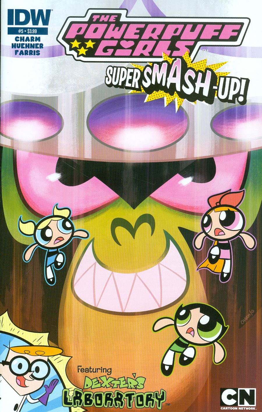 Powerpuff Girls Super Smash-Up #5 Cover A Regular Derek Charm Cover