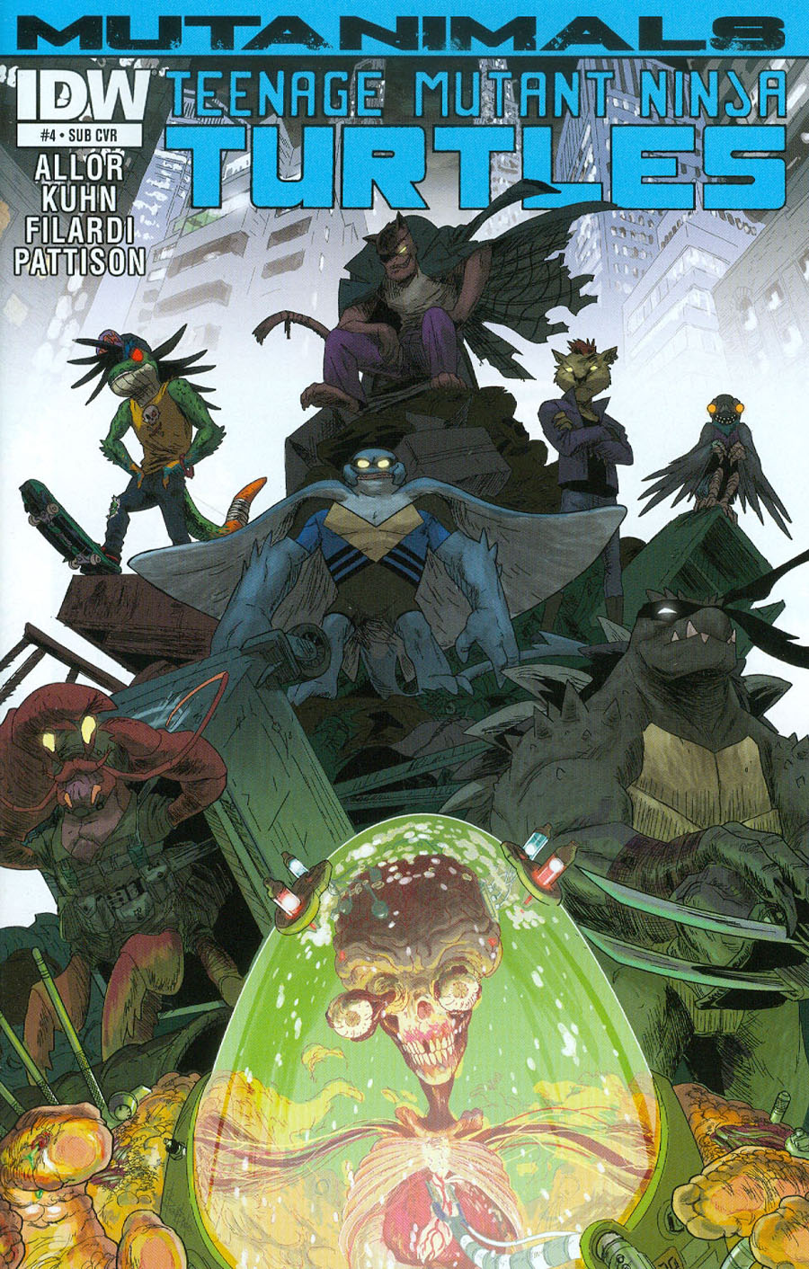 Teenage Mutant Ninja Turtles Mutanimals #4 Cover B Variant Ben Bates Subscription Cover
