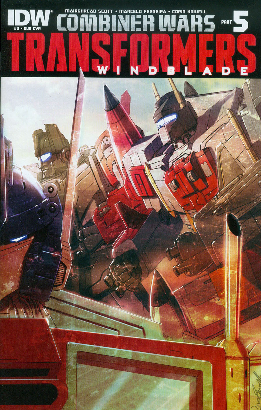 Transformers Windblade Combiner Wars #3 Cover B Variant Livio Ramondelli Subscription Cover (Combiner Wars Part 5)