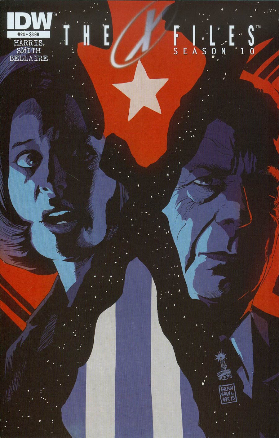 X-Files Season 10 #24 Cover A Regular Francesco Francavilla Cover