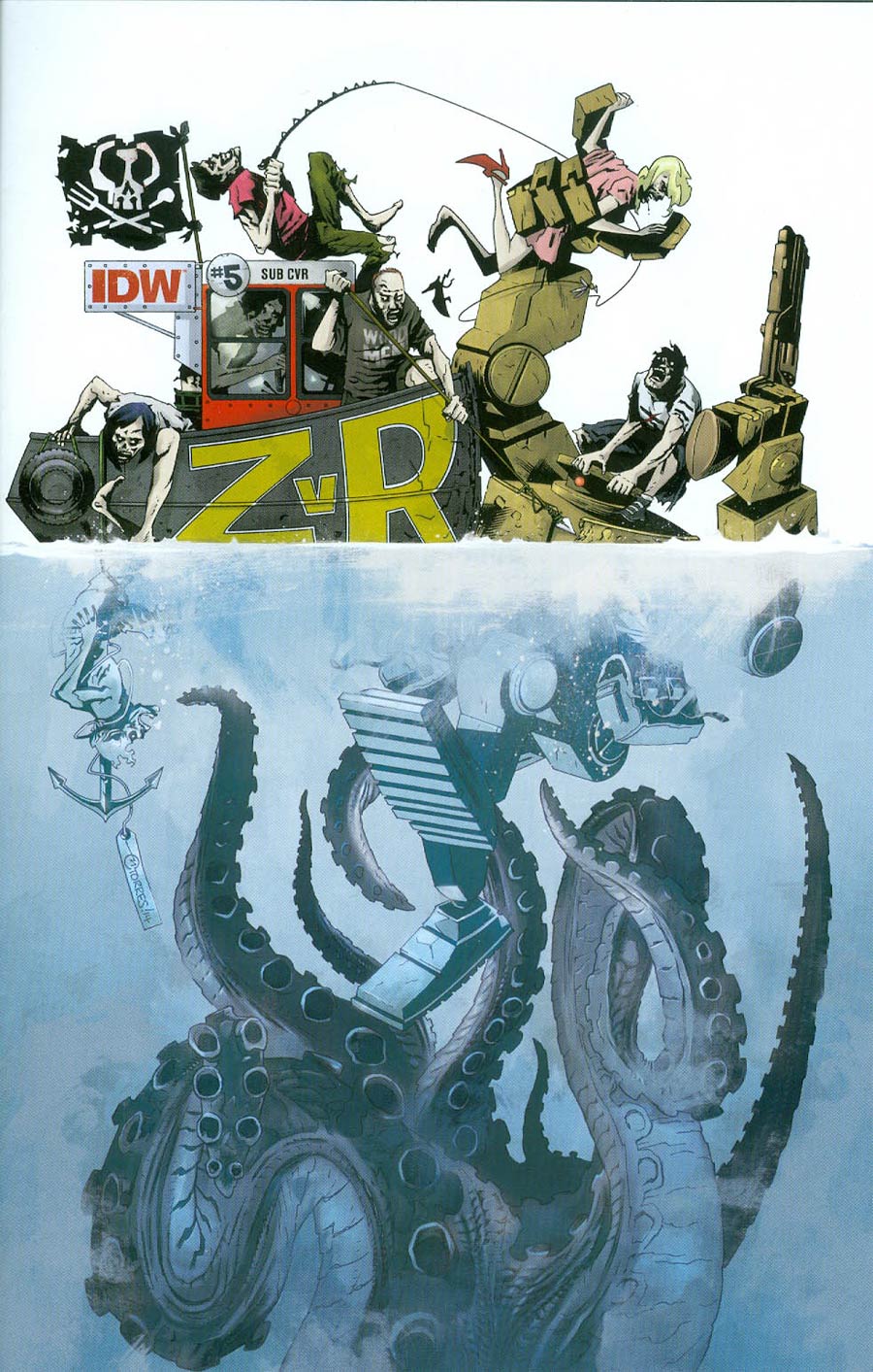Zombies vs Robots Vol 2 #5 Cover B Variant Mark Torres Subscription Cover