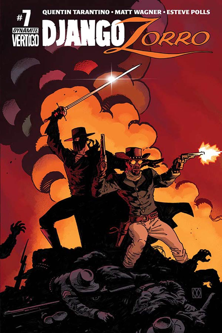 Django Zorro #7 Cover C Variant Matt Wagner Subscription Cover