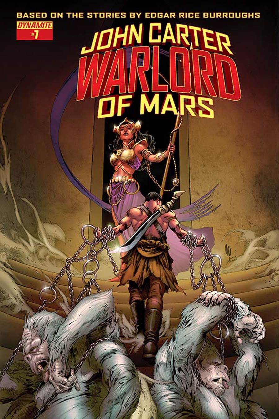 John Carter Warlord Of Mars Vol 2 #7 Cover D Variant Jonathan Lau Subscription Cover