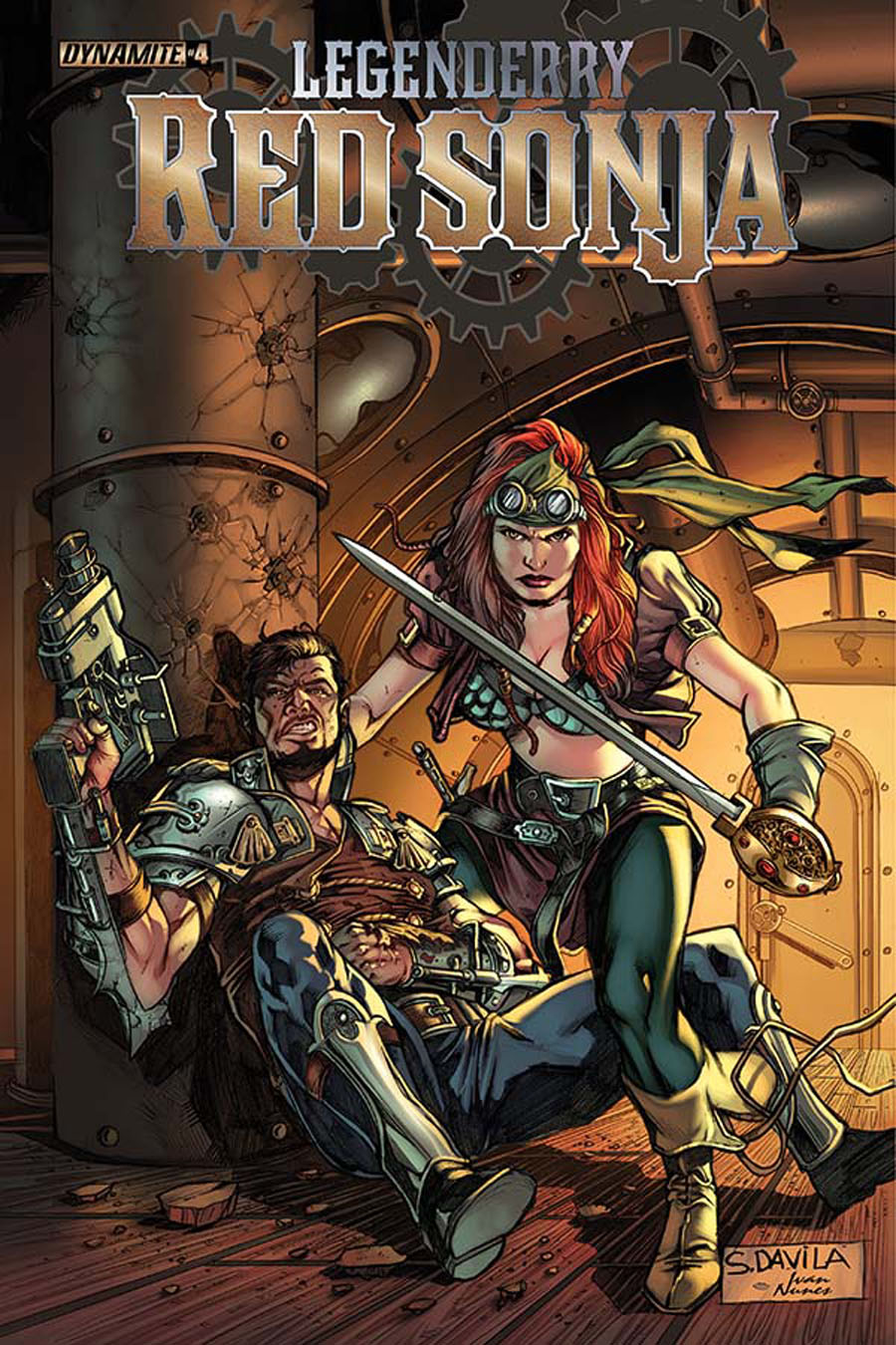 Legenderry Red Sonja #4 Cover A Regular Sergio Fernandez Davila Cover