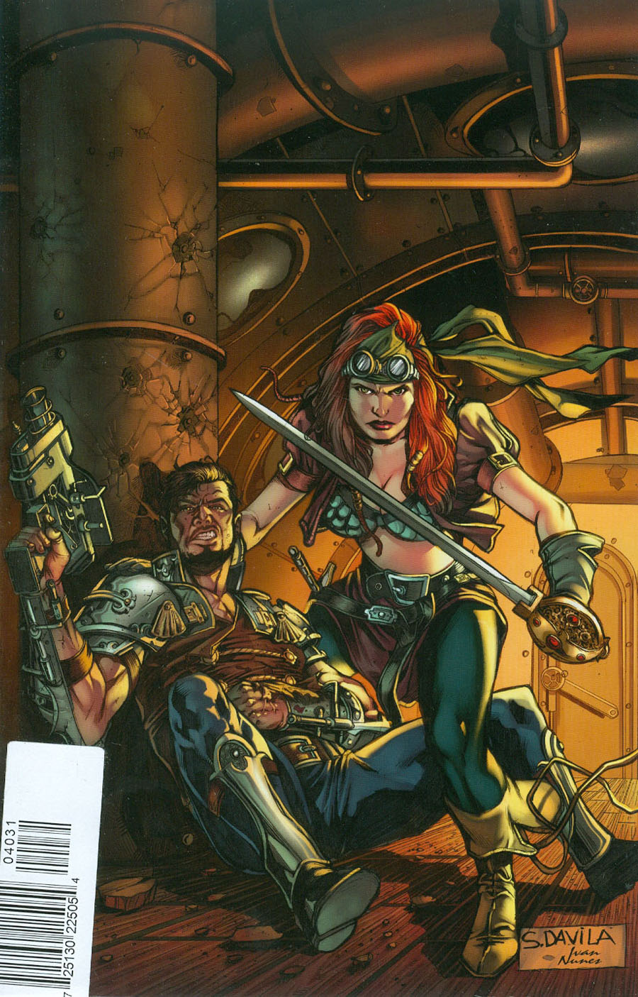 Legenderry Red Sonja #4 Cover C Rare Sergio Fernandez Davila Virgin Art Cover