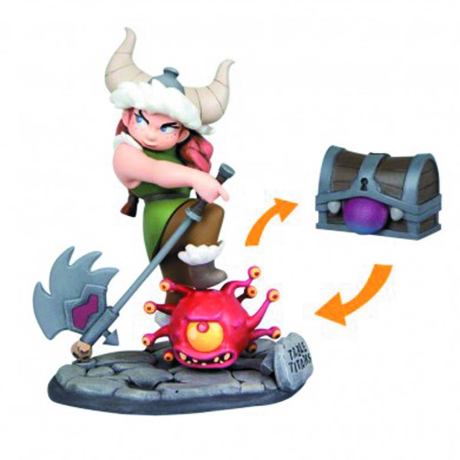 Dungeons & Dragons Val The Barbarian & Beholder Limited Edition Vinyl Statue