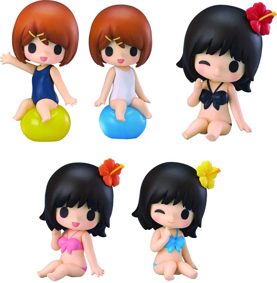 Nendoroid More Dress Up Swimsuit Series Blind Mystery Box 6-Piece Display