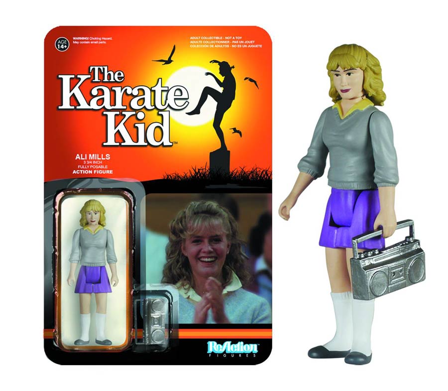 ReAction The Karate Kid Ali Mills 4-Inch Action Figure