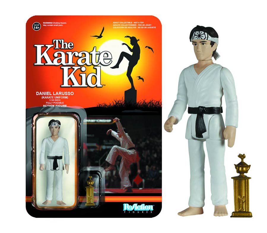 ReAction The Karate Kid Karate Daniel Larusso 4-Inch Action Figure