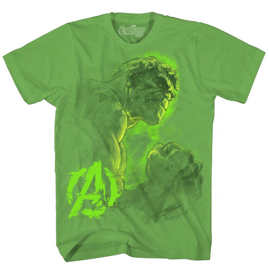 Avengers Age Of Ultron Why U Mad Shamrock T-Shirt Large