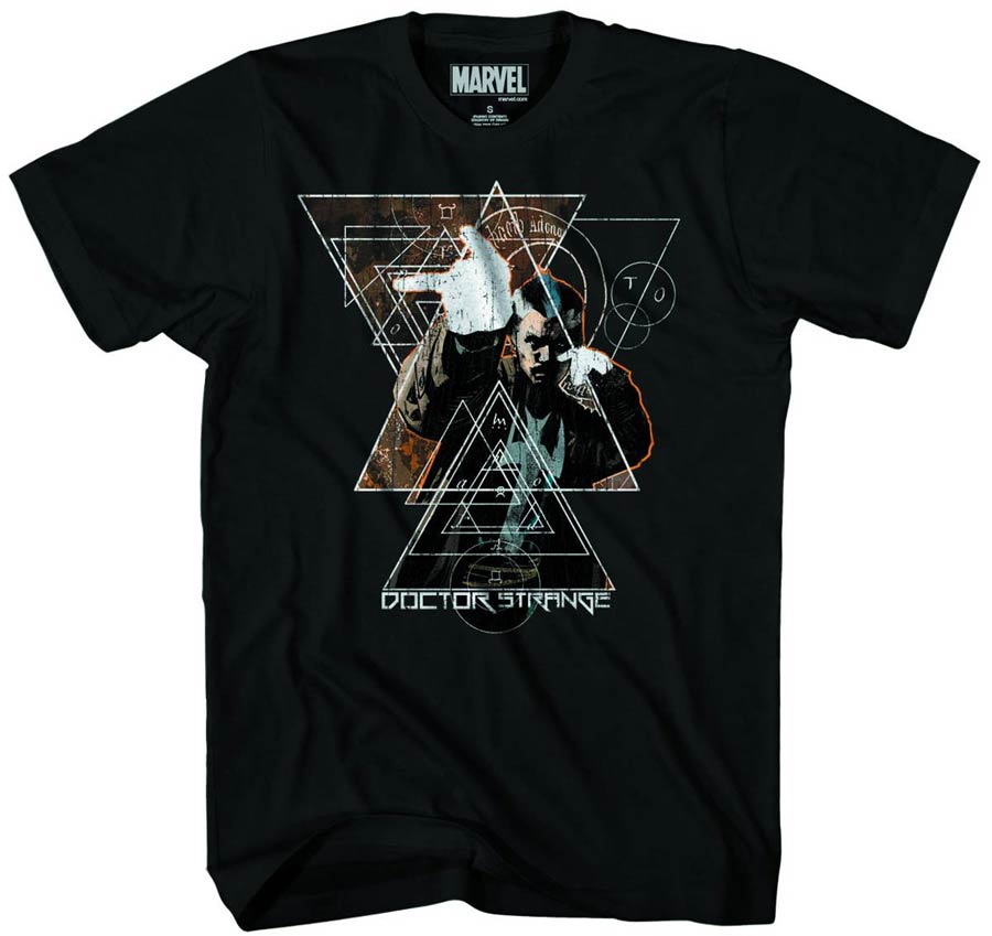 Doctor Strange Mythic Awareness Previews Exclusive Black T-Shirt Large