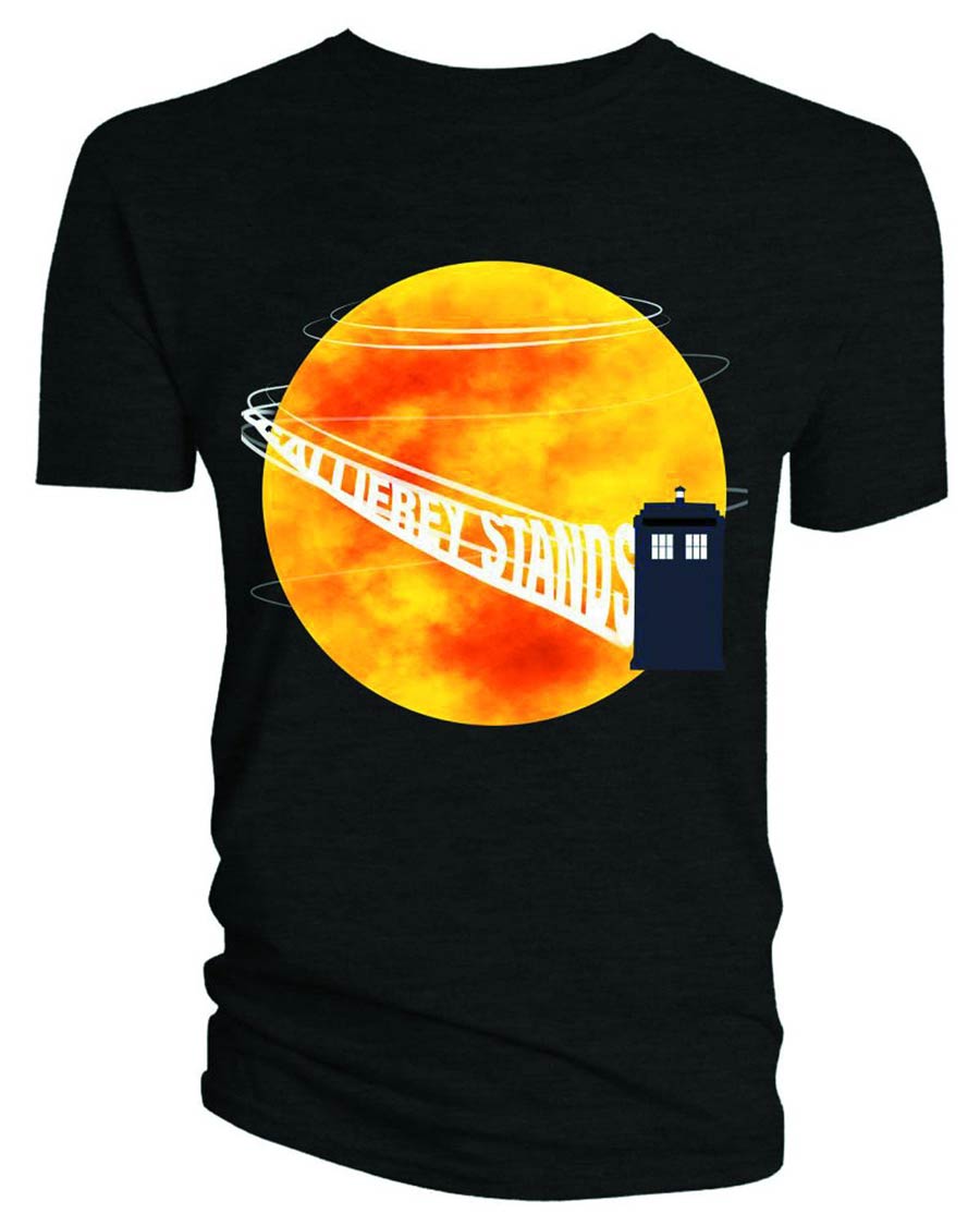 Doctor Who Gallifrey Stands TARDIS T-Shirt Large