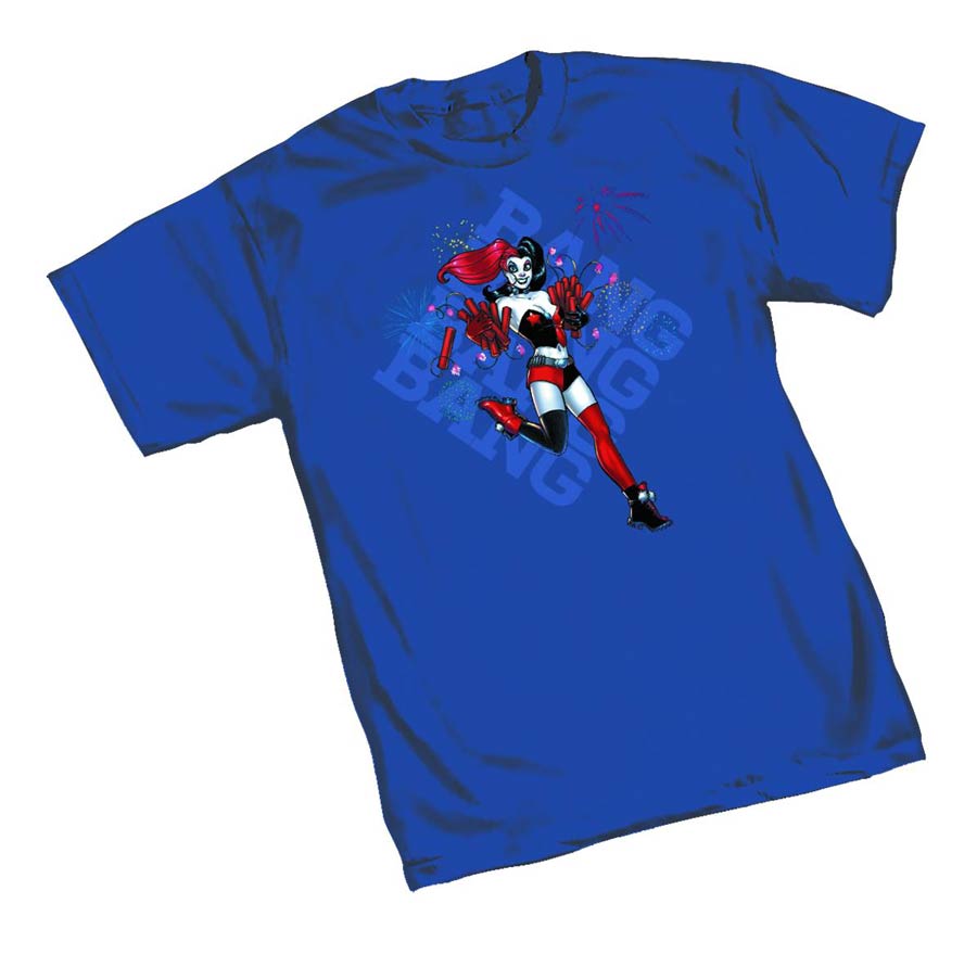 Harley Quinn Bang By Amanda Conner T-Shirt Large