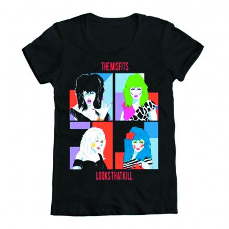 Jem Misfits Looks That Kill Black T-Shirt Large