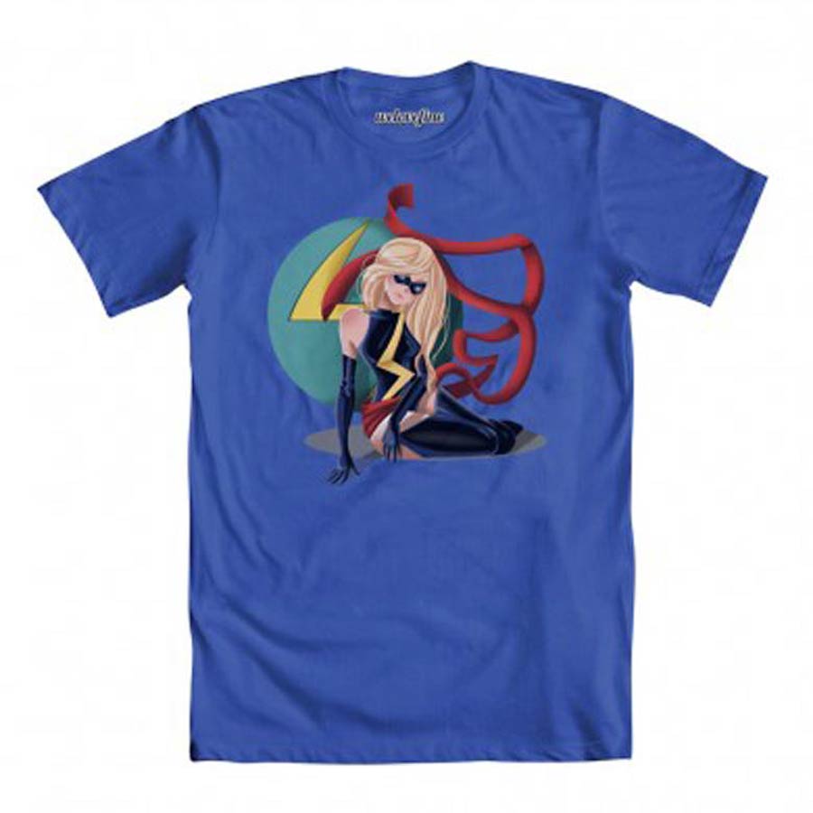 Modern Ms Marvel Royal T-Shirt Large