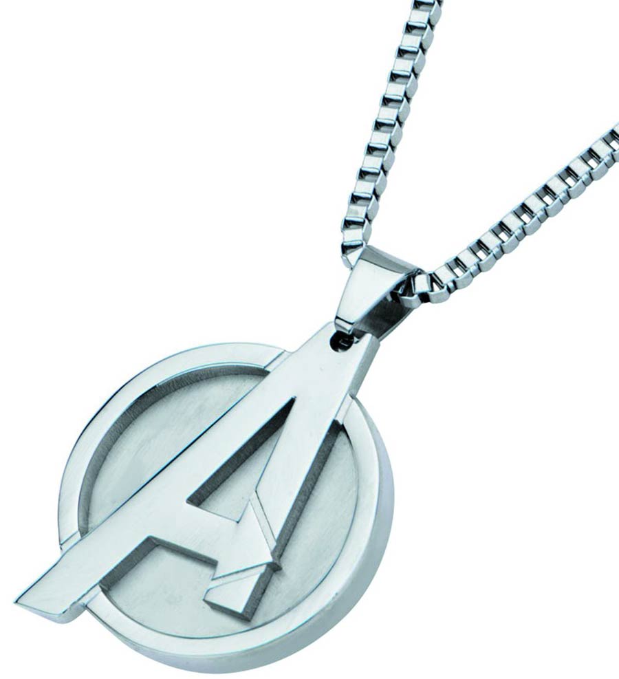 Avengers Logo Pendant Necklace With 24-Inch Chain