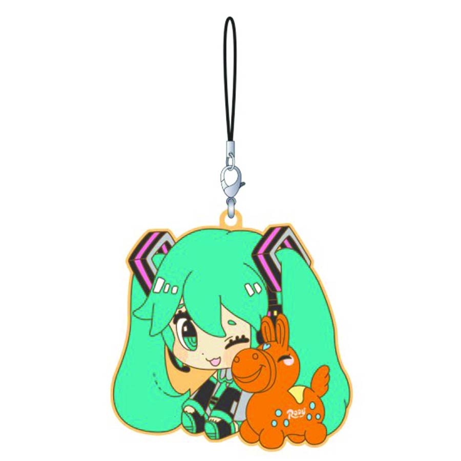 Hatsune Miku Rubber Straps - Apricot