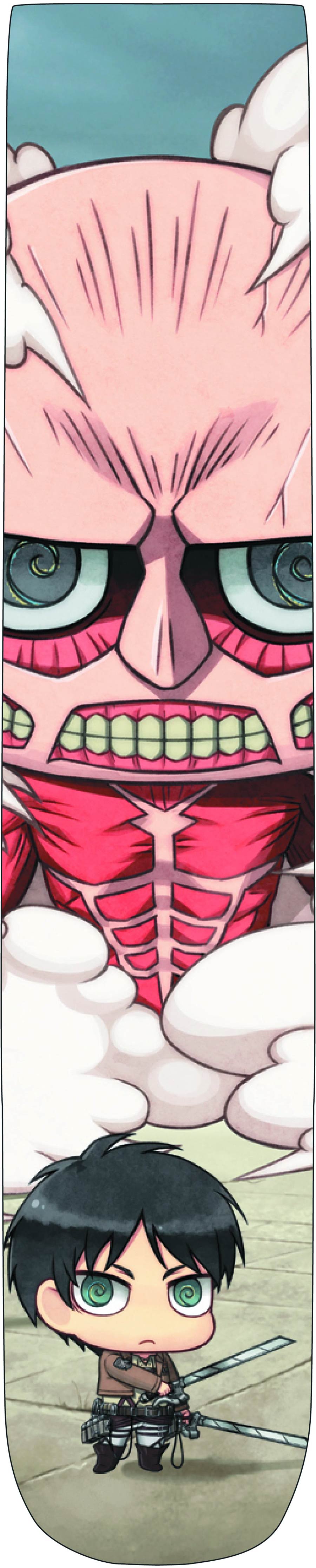 Attack On Titan Colossal Titan & Eren Photoreal Crew Socks