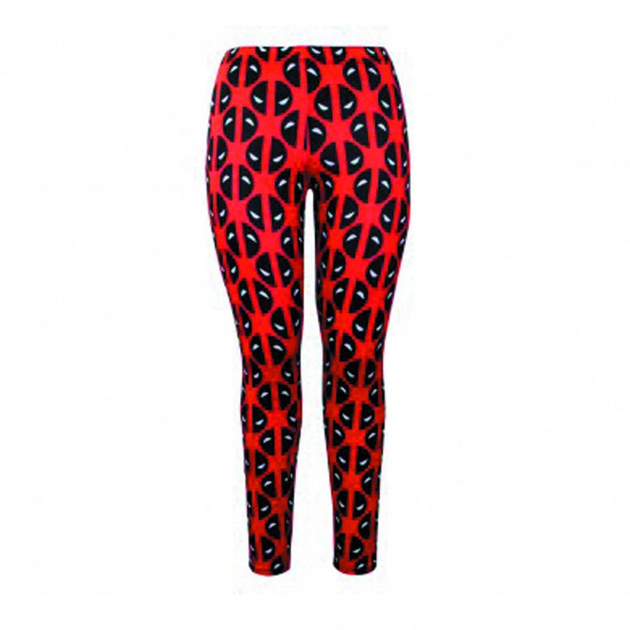 Deadpool Eyes Reverse Leggings X-Large