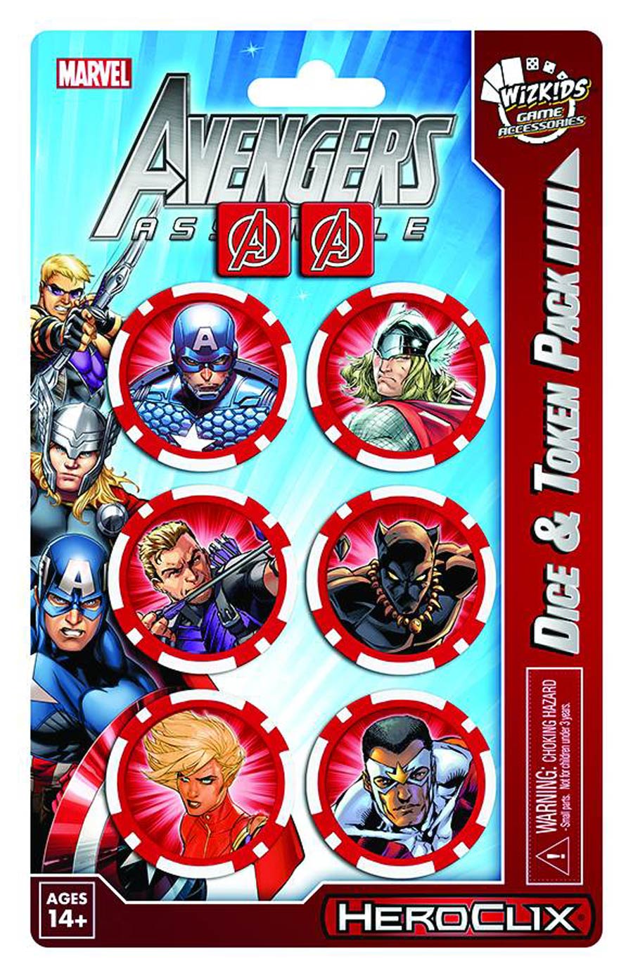 Marvel HeroClix Avengers Assemble Dice & Token Pack 1