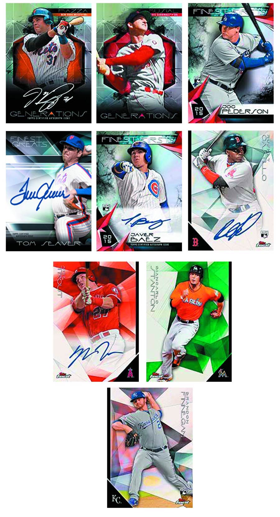 Topps 2015 Finest Baseball Trading Cards Outer Box
