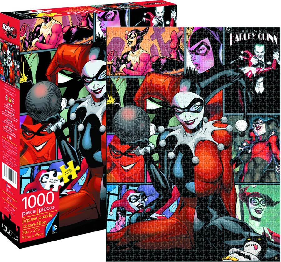 DC Comics Puzzle 1000-Piece 20x27-inch - Harley Quinn