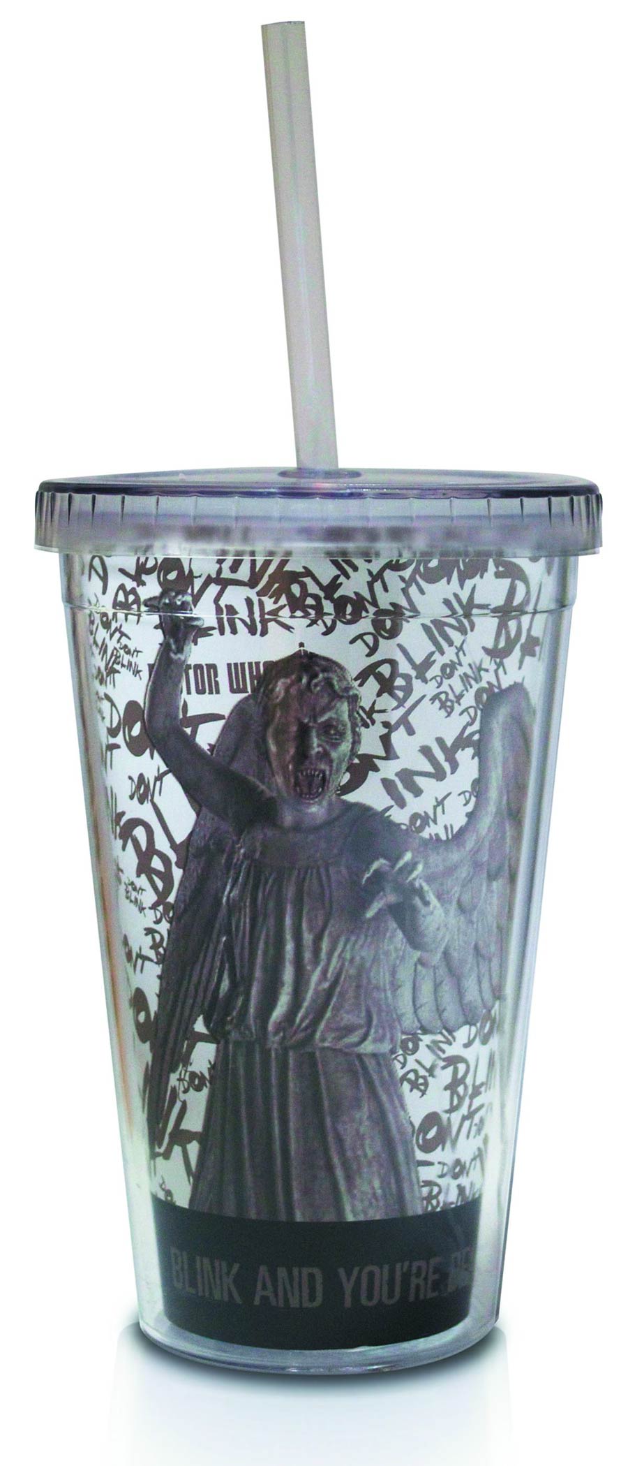 Doctor Who Weeping Angels Lidded Tumbler