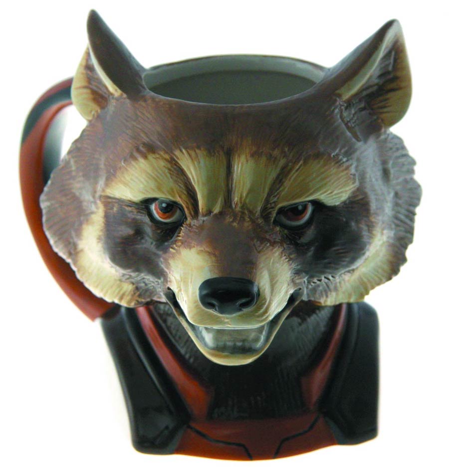 Guardians Of The Galaxy Molded Mug - Rocket Raccoon Head