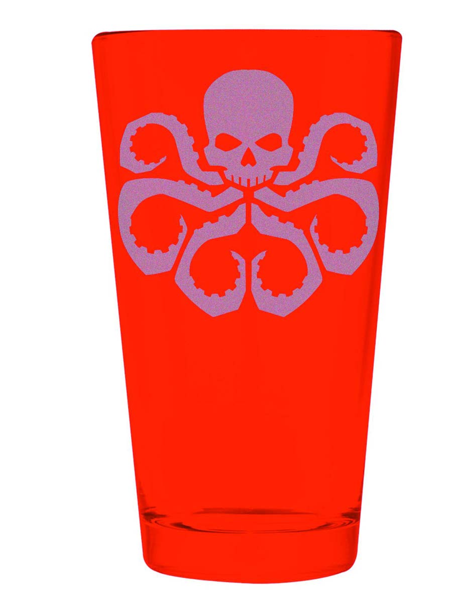 Hydra Symbol Etched Pint Glass