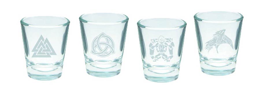 Vikings Shot Glass 4-Piece Set 2