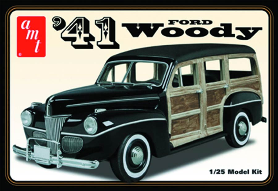1941 Ford Woody 1/25 Scale Model Kit