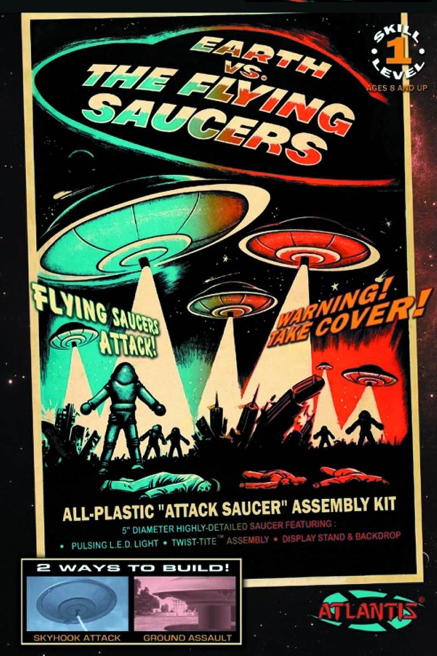 Earth vs The Flying Saucers Model Kit