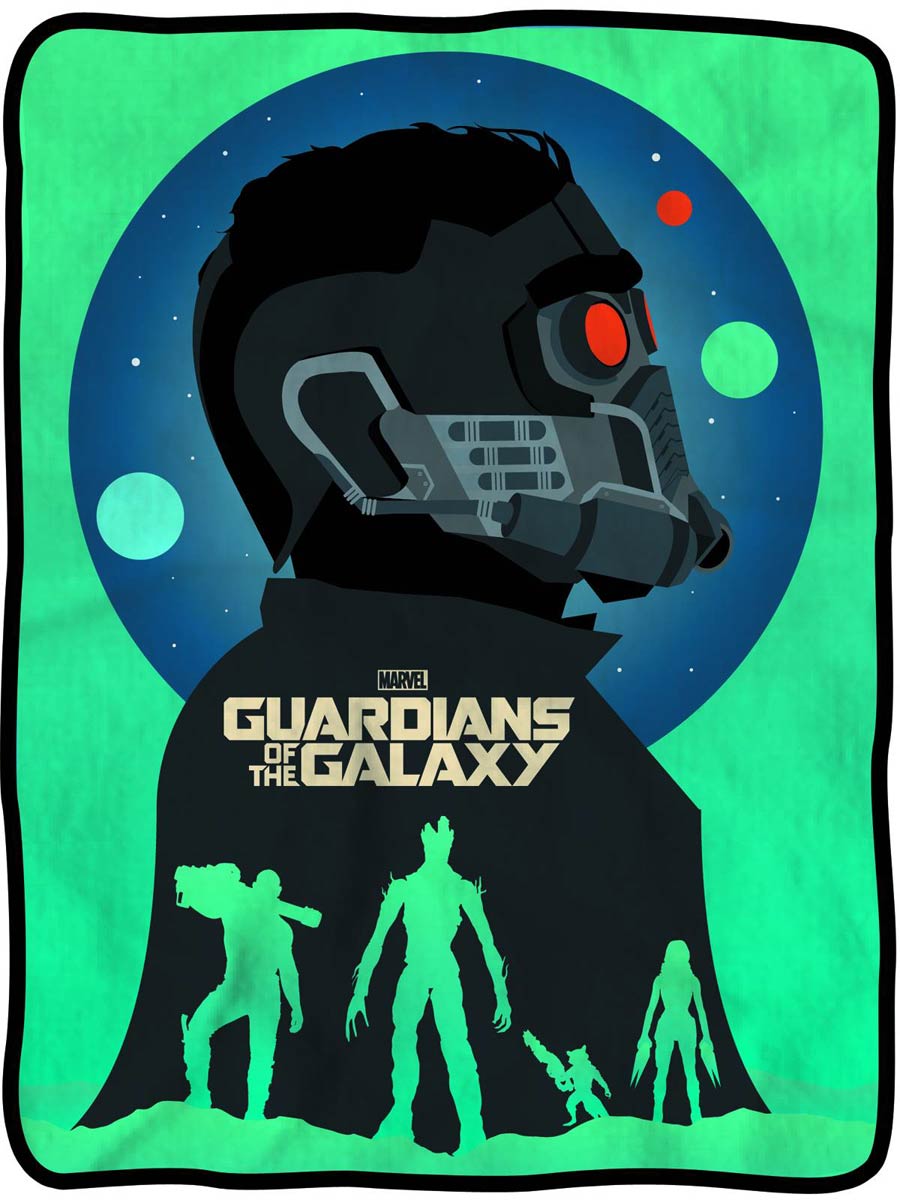 Guardians Of The Galaxy Star-Lord Fleece Blanket