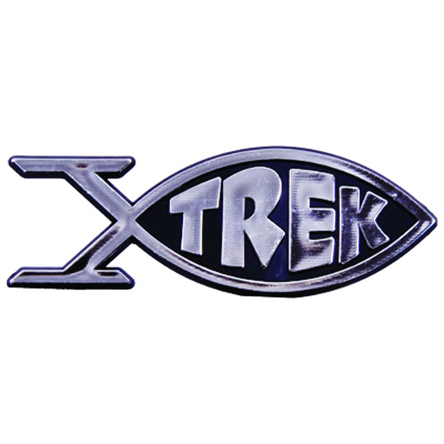 Rodddenberry Trek Fish Car Emblem