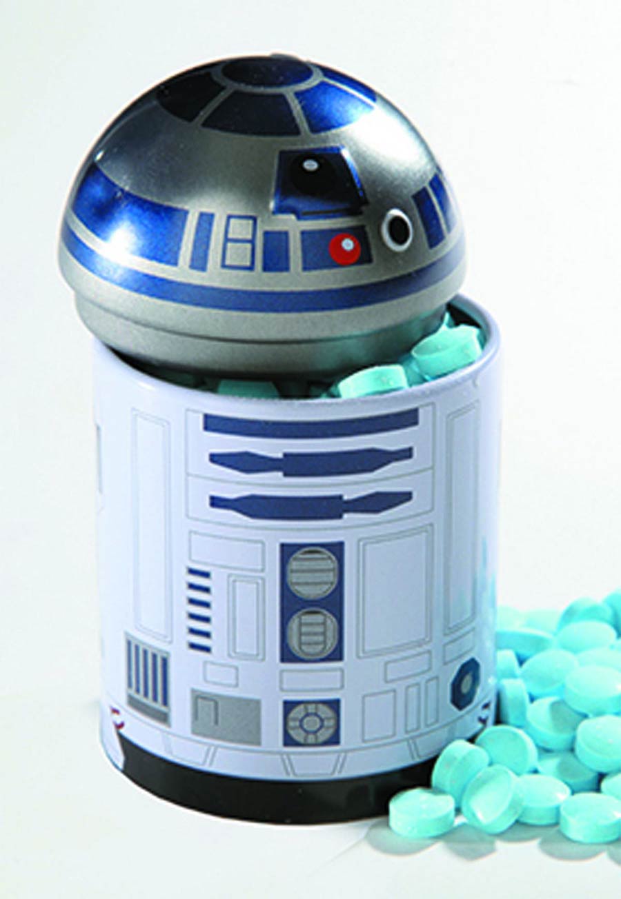 Star Wars R2-D2 Rebel Sours Candy Tin 12-Counter Display