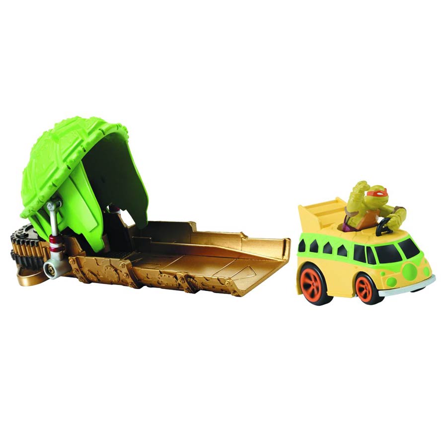 Teenage Mutant Ninja Turtles T-Machines Launcher With Vehicle Assortment Case