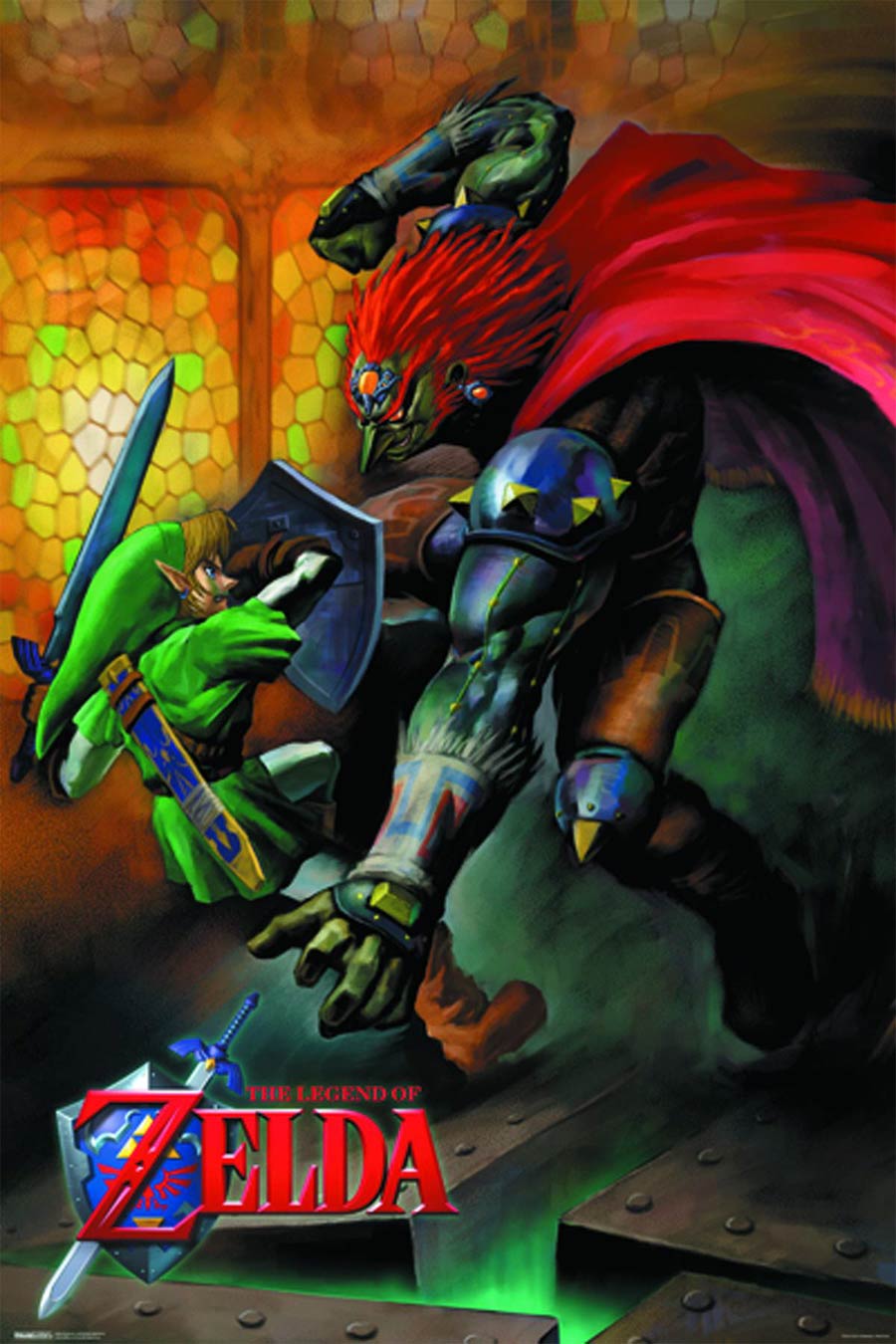 Legend Of Zelda 24x36 Poster - Link vs Gannondorf