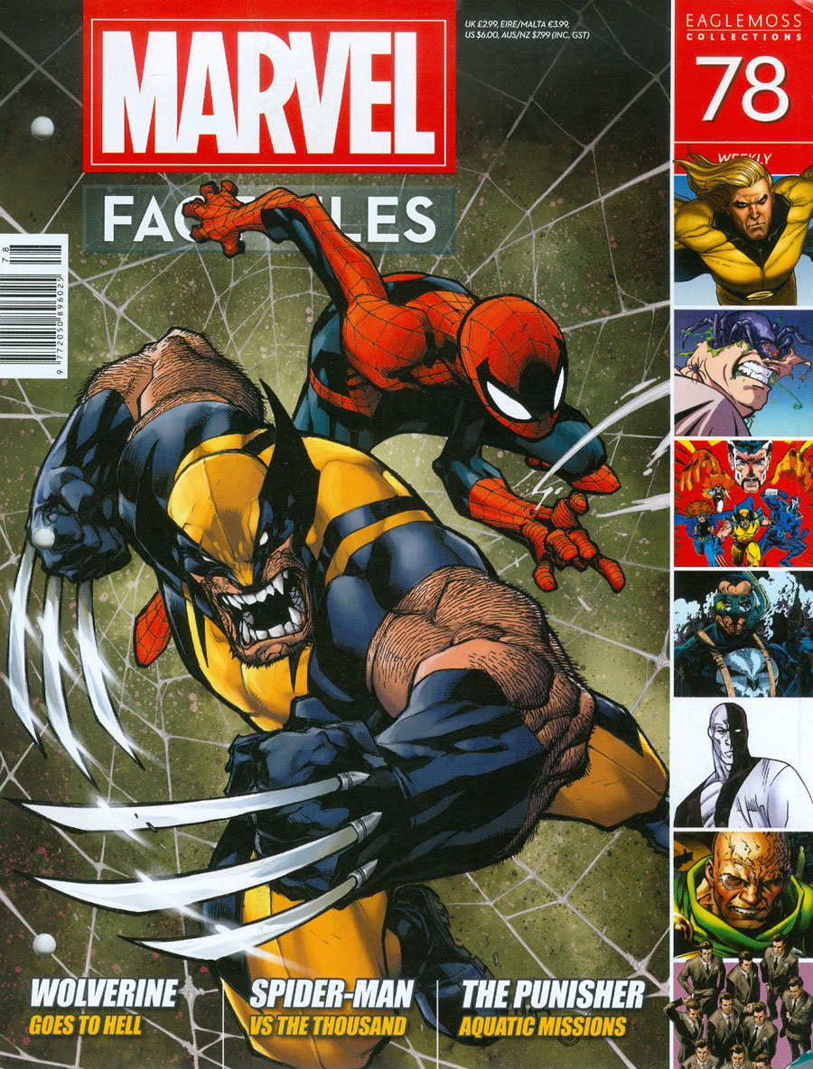Marvel Fact Files #78 Spider-Man & Wolverine