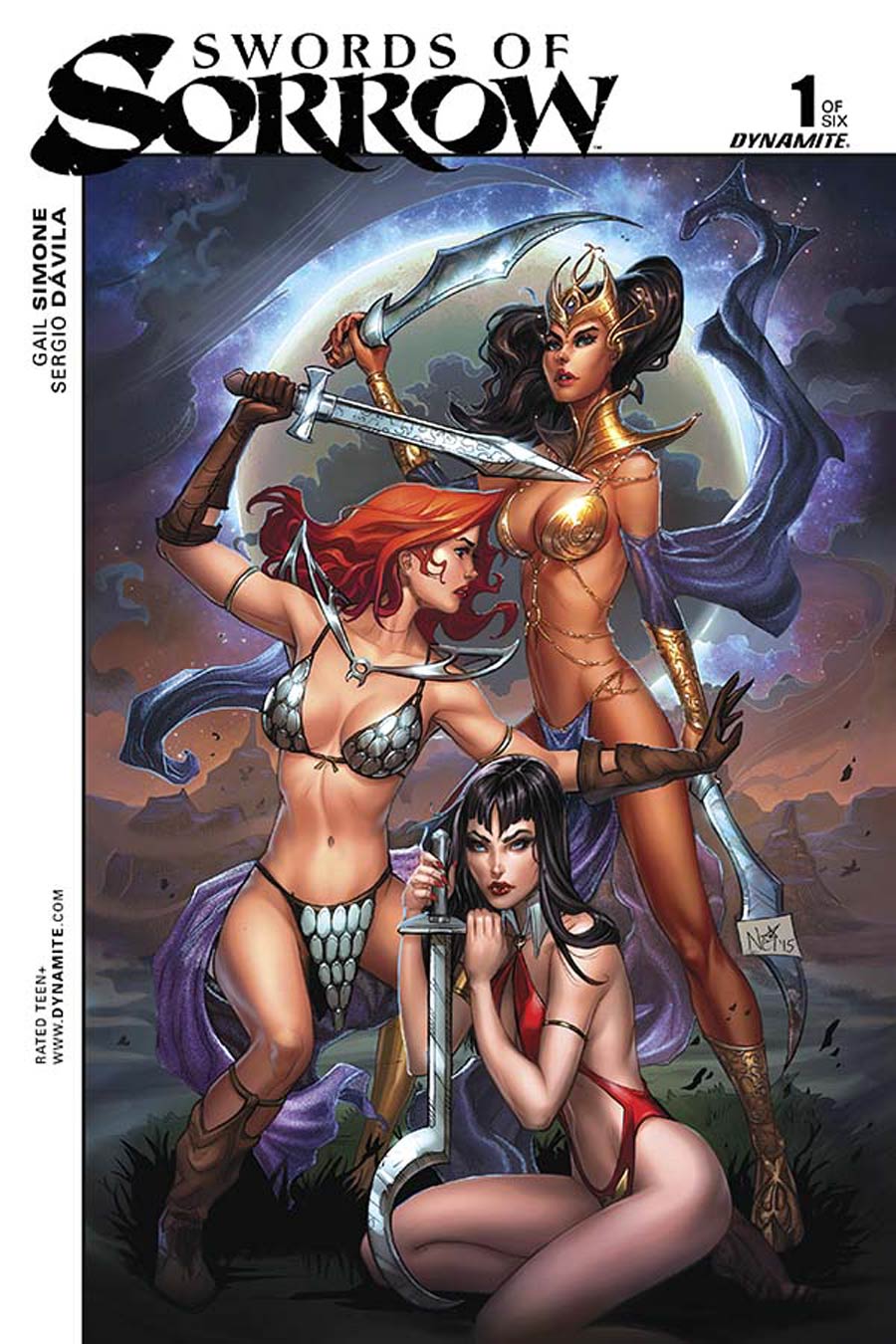 Swords Of Sorrow #1 Cover H Incentive Nei Ruffino Variant Cover