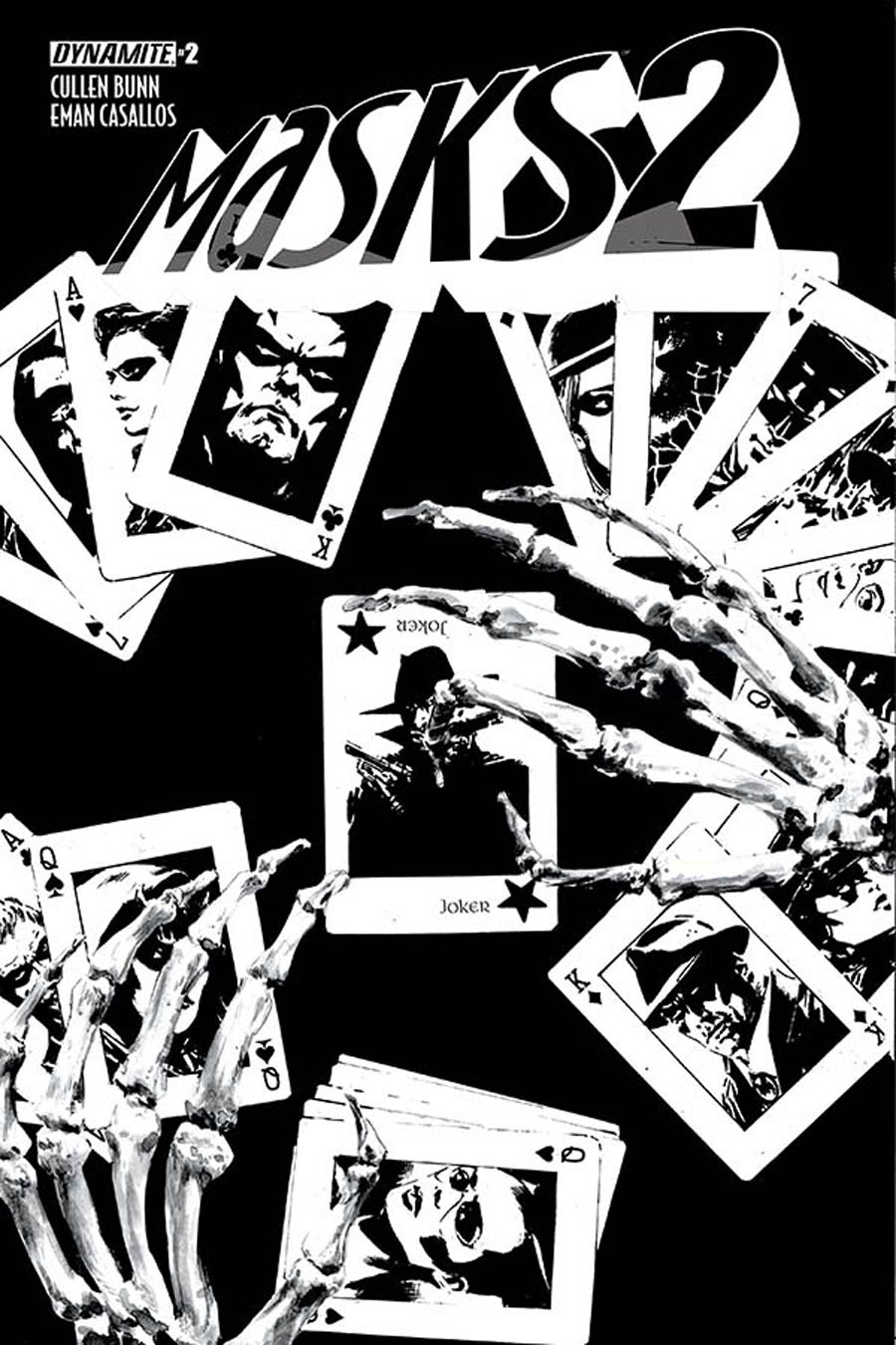 Masks 2 #2 Cover E Incentive Butch Guice Black & White Cover