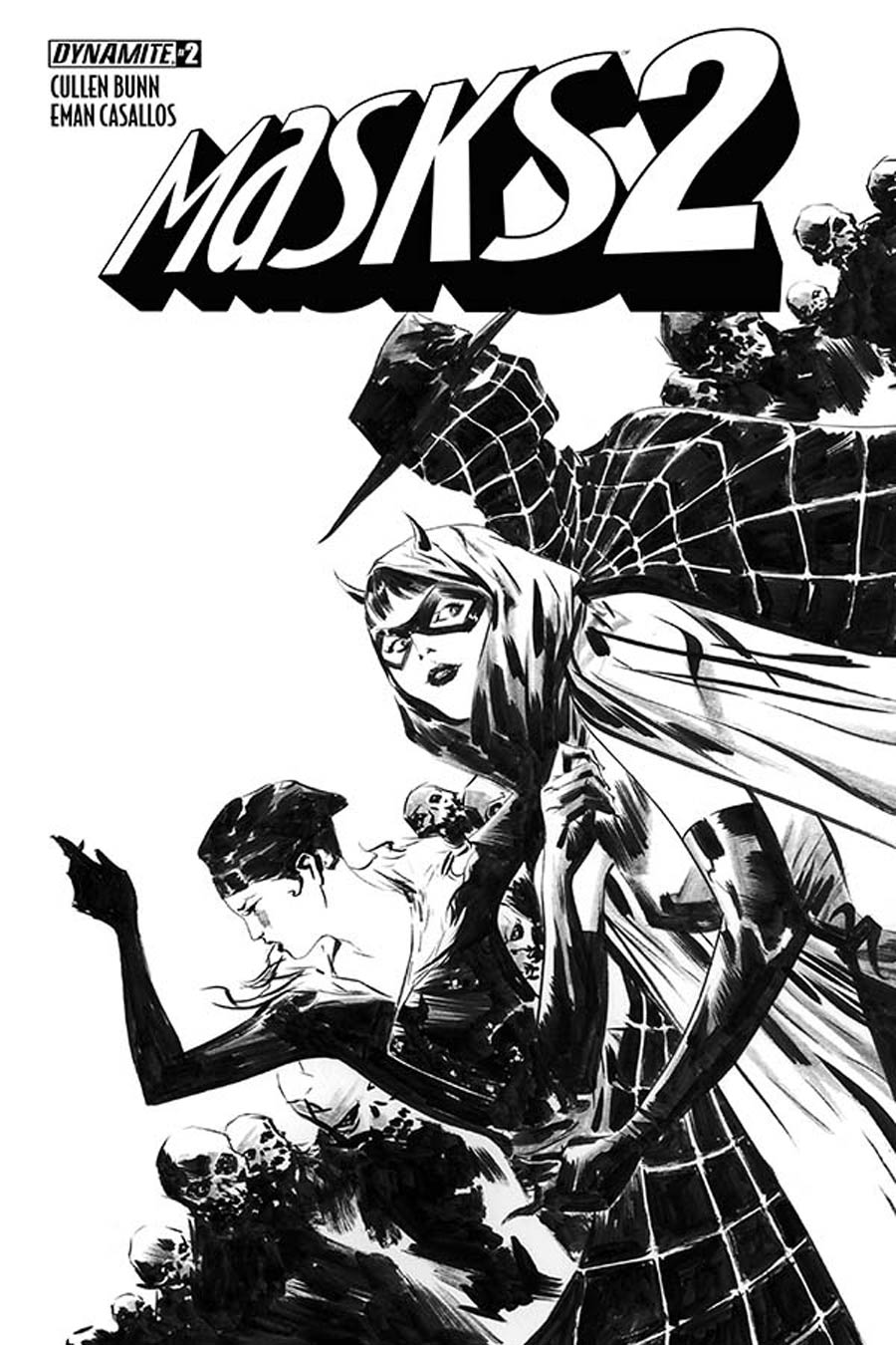 Masks 2 #2 Cover F Incentive Jae Lee Black & White Cover